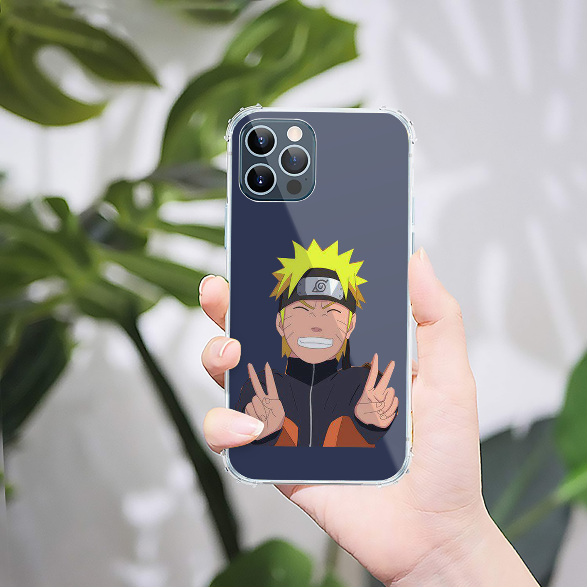 （画像用） NARUTO -ナルト- うずまき ナルト Uzumaki Naruto 【iPhone 12シリーズ対応】透明スマホケース（クリアソフトケース）